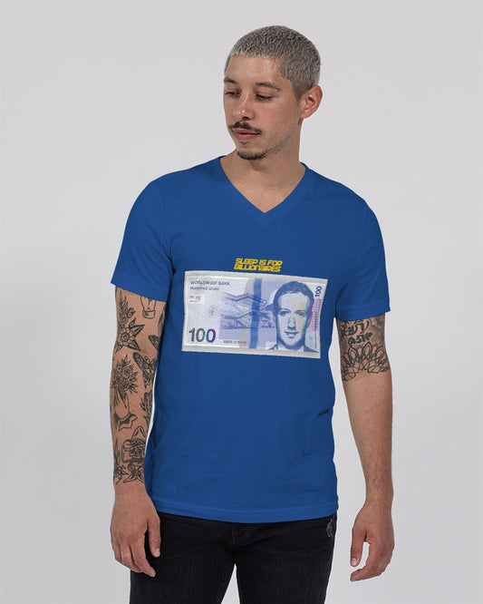 meta-mark-currency- Unisex Jersey V-Neck Tee | Bella + Canvas