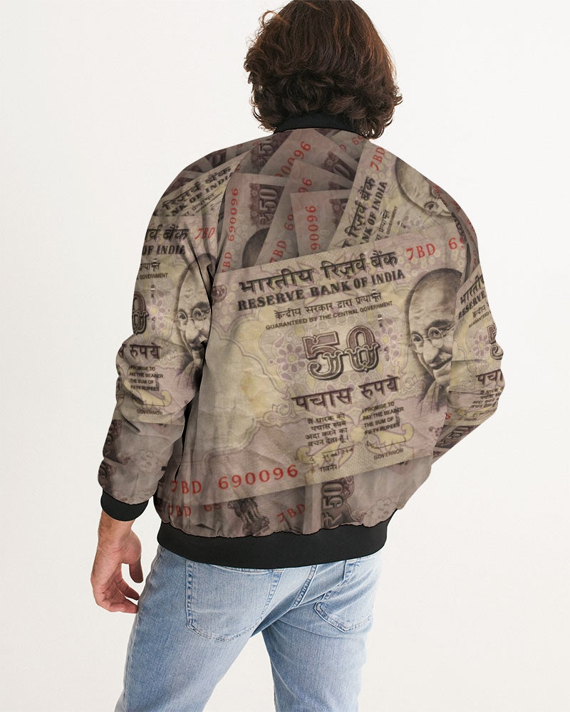 Sleep Is For Billionaires Men's All-Over Print Bomber Jacket